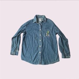 1999 VINTAGE MARVIN THE MARTIAN LOONEY TUNES  JEAN JACKET - from Warner Bros